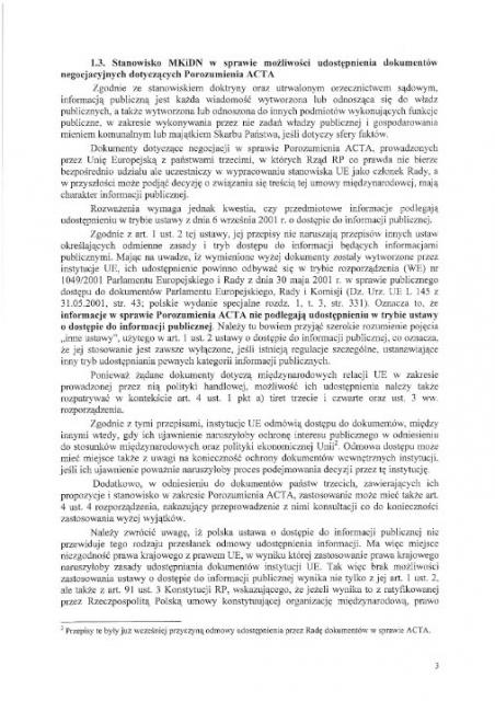 Odpowiedź MKiDN 25 stycznia 2010 strona 3