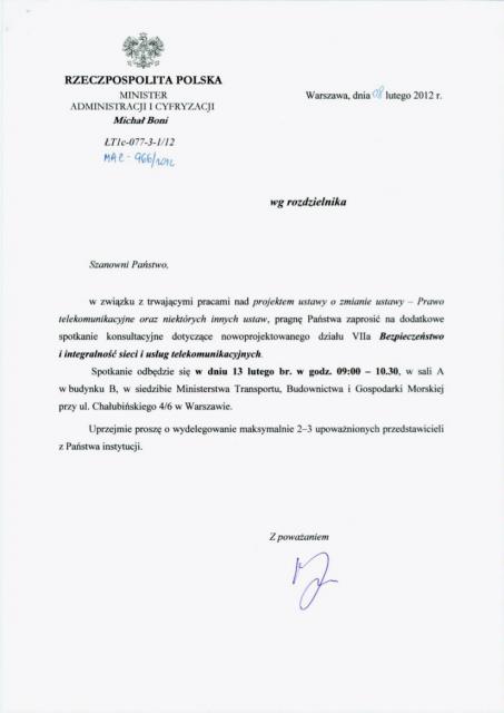 Zaproszenie MAC pr telekom