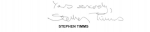 Stephen Timms signature
